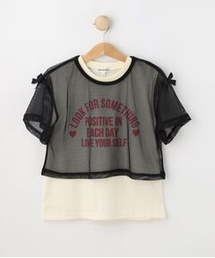 SHOO・LA・RUE / シューラルー その他トップス | 【130-150cm/2点セット】メッシュセットプルオーバー