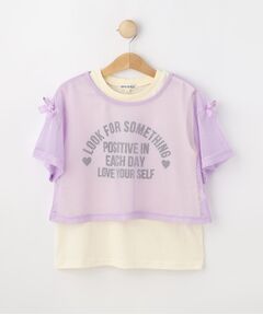 SHOO・LA・RUE / シューラルー その他トップス | 【130-150cm/2点セット】メッシュセットプルオーバー