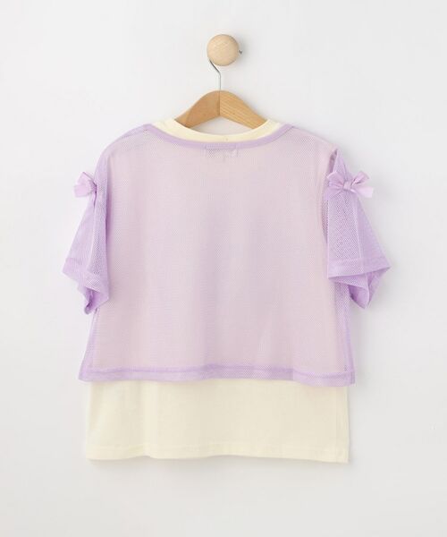 SHOO・LA・RUE / シューラルー その他トップス | 【130-150cm/2点セット】メッシュセットプルオーバー | 詳細2