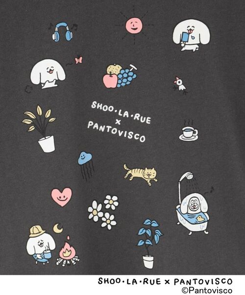 SHOO・LA・RUE / シューラルー Tシャツ | 【パントビスコ/ぺろち】プリントTシャツ | 詳細10