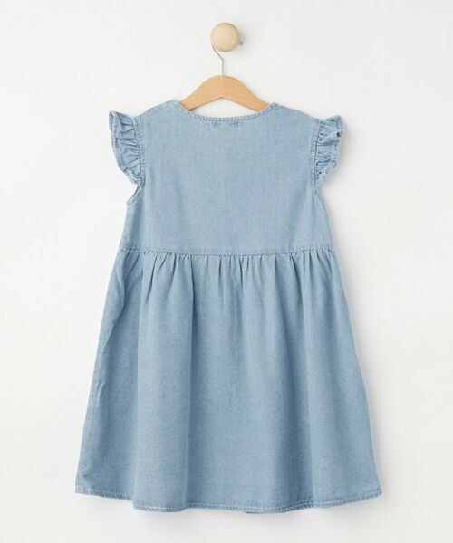 SHOO・LA・RUE / シューラルー ロング・マキシ丈ワンピース | 【100-150cm/ひんやり】ハートボタンデニムワンピース | 詳細3