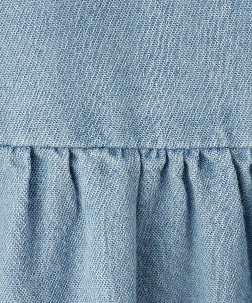 SHOO・LA・RUE / シューラルー ロング・マキシ丈ワンピース | 【100-150cm/ひんやり】ハートボタンデニムワンピース | 詳細7