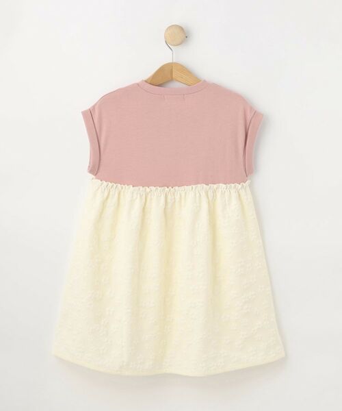 SHOO・LA・RUE / シューラルー ミニ丈・ひざ丈ワンピース | 【100-120cm】フラワージャガードドッキングワンピース | 詳細2