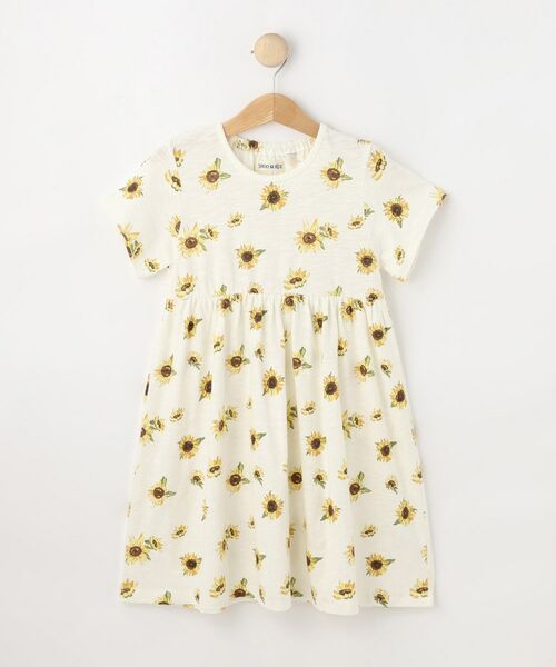 SHOO・LA・RUE / シューラルー ミニ丈・ひざ丈ワンピース | 【100-150cm】アソート総柄カットワンピース(アイボリー(104))