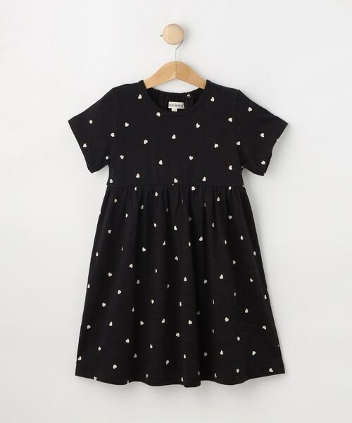 SHOO・LA・RUE / シューラルー ミニ丈・ひざ丈ワンピース | 【100-150cm】アソート総柄カットワンピース(ブラック(119))