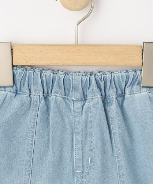 SHOO・LA・RUE / シューラルー ショート・ハーフ・半端丈パンツ | 【100-150cm/ひんやり】ゆったりシルエットの デニムハーフパンツ | 詳細3