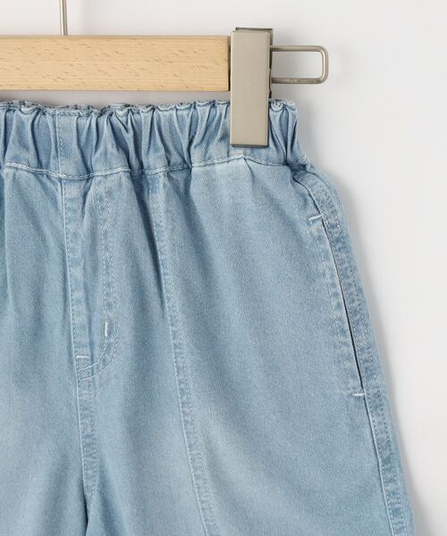 SHOO・LA・RUE / シューラルー ショート・ハーフ・半端丈パンツ | 【100-150cm/ひんやり】ゆったりシルエットの デニムハーフパンツ | 詳細4