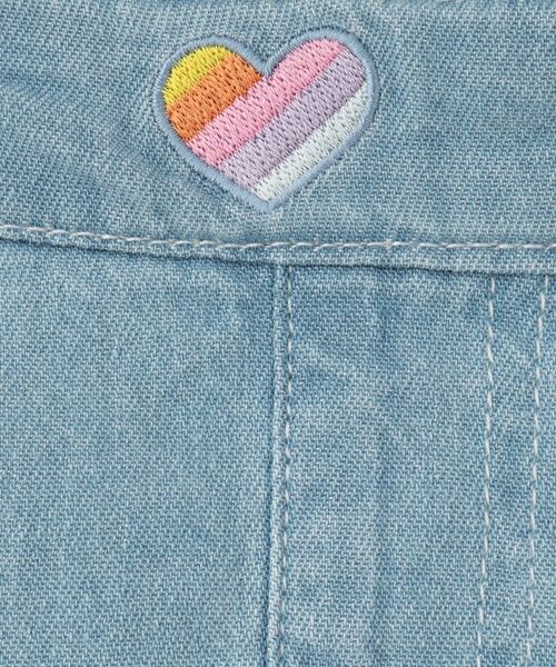 SHOO・LA・RUE / シューラルー デニムスカート | 【100-150cm/ひんやり】インパン付きフレアスカート | 詳細10