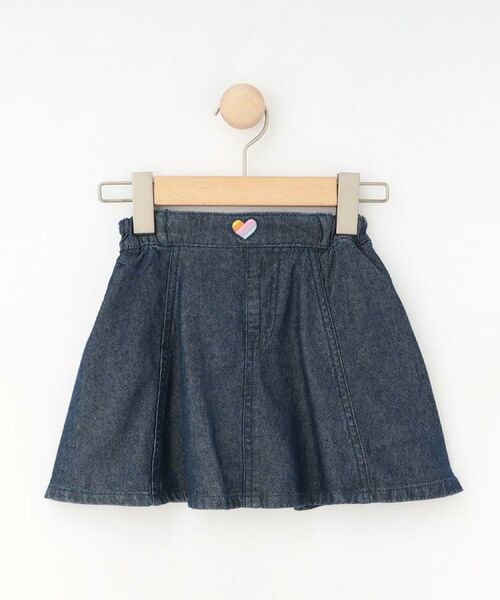 SHOO・LA・RUE / シューラルー デニムスカート | 【100-150cm/ひんやり】インパン付きフレアスカート | 詳細2