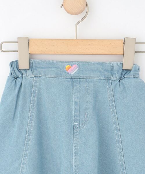 SHOO・LA・RUE / シューラルー デニムスカート | 【100-150cm/ひんやり】インパン付きフレアスカート | 詳細4