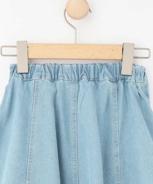 SHOO・LA・RUE / シューラルー デニムスカート | 【100-150cm/ひんやり】インパン付きフレアスカート | 詳細5