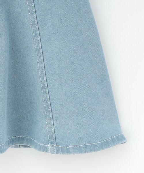 SHOO・LA・RUE / シューラルー デニムスカート | 【100-150cm/ひんやり】インパン付きフレアスカート | 詳細7