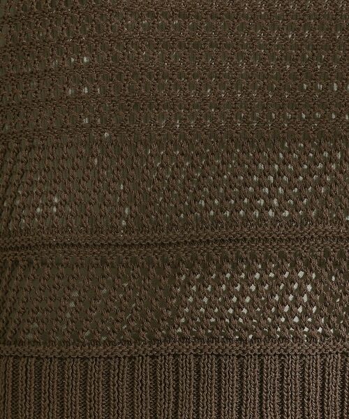 SHOO・LA・RUE / シューラルー ニット・セーター | 【S-LL】裾フリンジマクラメVネックニット | 詳細12