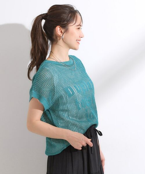 SHOO・LA・RUE / シューラルー その他トップス | 【2点セット/S-LL】ラメメッシュロゴニットセット | 詳細10