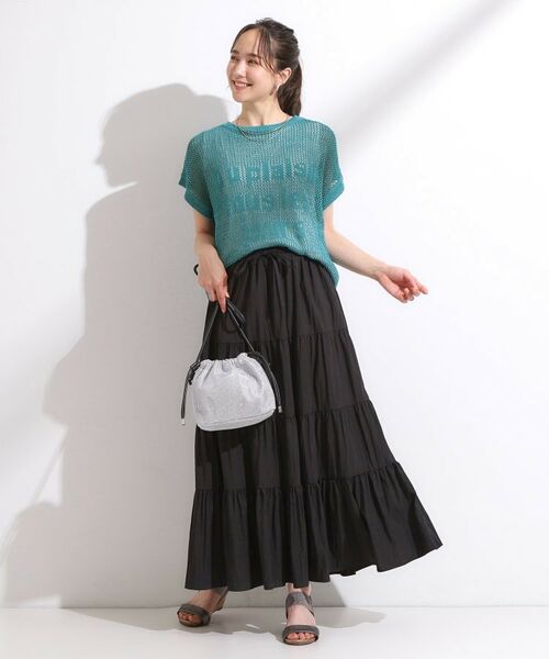 SHOO・LA・RUE / シューラルー その他トップス | 【2点セット/S-LL】ラメメッシュロゴニットセット | 詳細11