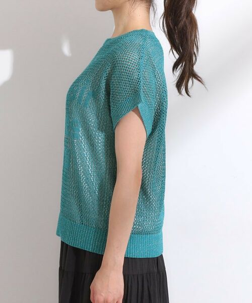 SHOO・LA・RUE / シューラルー その他トップス | 【2点セット/S-LL】ラメメッシュロゴニットセット | 詳細15