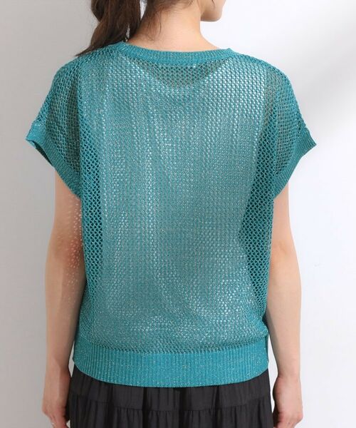 SHOO・LA・RUE / シューラルー その他トップス | 【2点セット/S-LL】ラメメッシュロゴニットセット | 詳細16