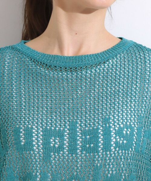 SHOO・LA・RUE / シューラルー その他トップス | 【2点セット/S-LL】ラメメッシュロゴニットセット | 詳細17