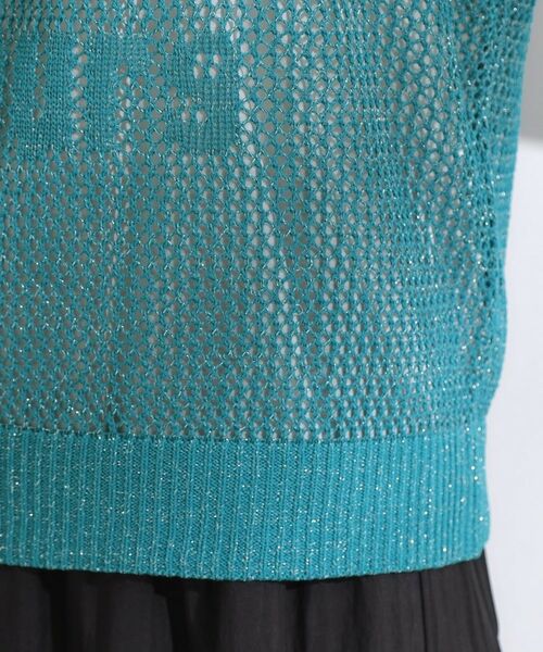 SHOO・LA・RUE / シューラルー その他トップス | 【2点セット/S-LL】ラメメッシュロゴニットセット | 詳細19