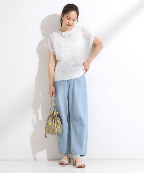 SHOO・LA・RUE / シューラルー その他トップス | 【2点セット/S-LL】ラメメッシュロゴニットセット | 詳細3