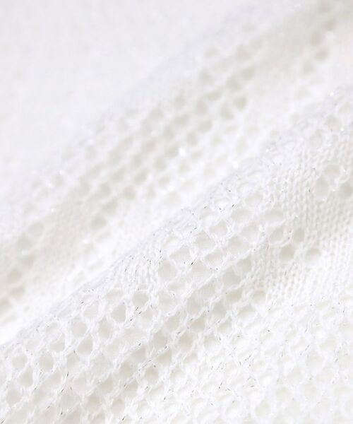 SHOO・LA・RUE / シューラルー その他トップス | 【2点セット/S-LL】ラメメッシュロゴニットセット | 詳細4