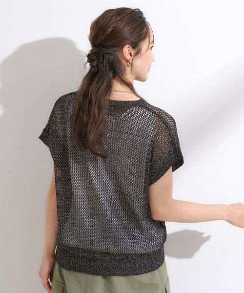 SHOO・LA・RUE / シューラルー その他トップス | 【2点セット/S-LL】ラメメッシュロゴニットセット | 詳細6