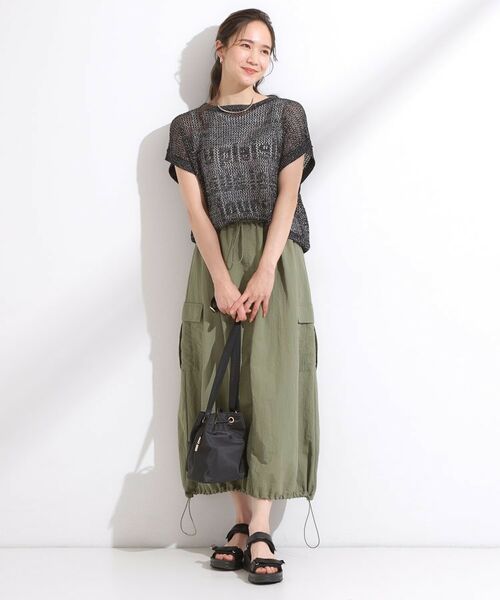 SHOO・LA・RUE / シューラルー その他トップス | 【2点セット/S-LL】ラメメッシュロゴニットセット | 詳細7