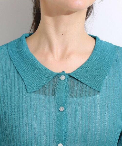 SHOO・LA・RUE / シューラルー ニット・セーター | 【洗える/S-LL】大人のシアー感 キラキラ リブニット | 詳細16