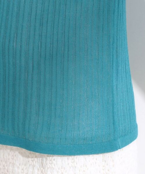 SHOO・LA・RUE / シューラルー ニット・セーター | 【洗える/S-LL】大人のシアー感 キラキラ リブニット | 詳細18