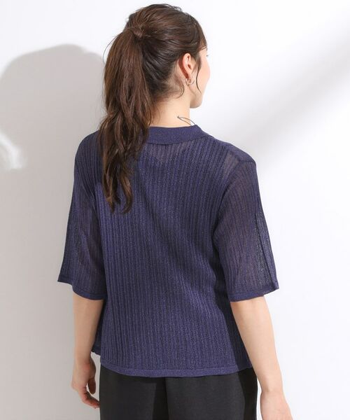 SHOO・LA・RUE / シューラルー ニット・セーター | 【洗える/S-LL】大人のシアー感 キラキラ リブニット | 詳細6