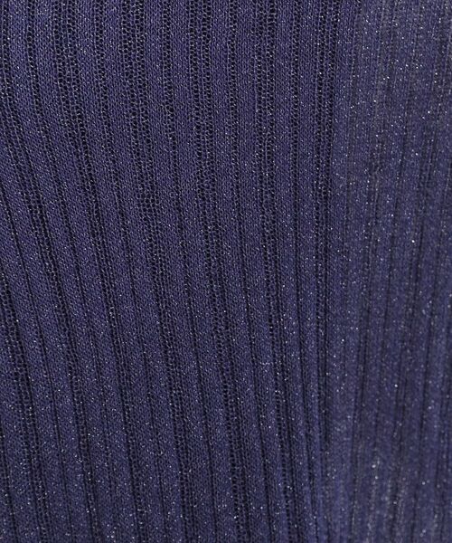 SHOO・LA・RUE / シューラルー ニット・セーター | 【洗える/S-LL】大人のシアー感 キラキラ リブニット | 詳細8