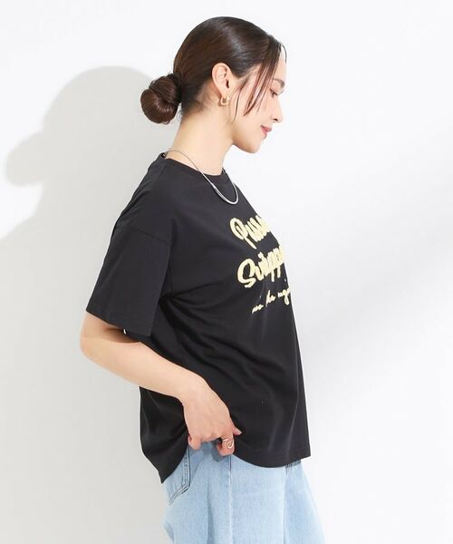 SHOO・LA・RUE / シューラルー Tシャツ | 【ひんやり/S-LL】サガラ刺繍ロゴTシャツ | 詳細2