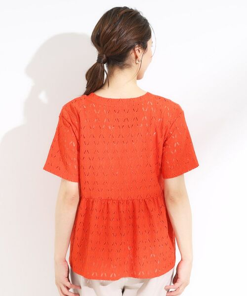 SHOO・LA・RUE / シューラルー カットソー | 【S-LL】インせず決まる レースペプラムトップス | 詳細15