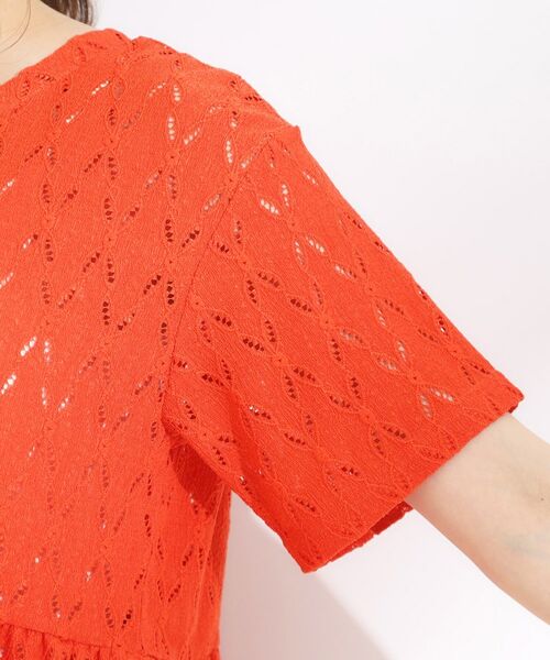 SHOO・LA・RUE / シューラルー カットソー | 【S-LL】インせず決まる レースペプラムトップス | 詳細17