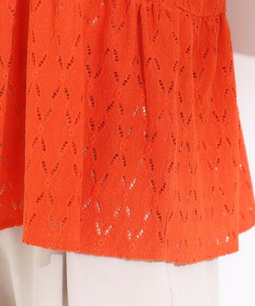 SHOO・LA・RUE / シューラルー カットソー | 【S-LL】インせず決まる レースペプラムトップス | 詳細18