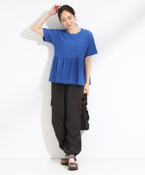 SHOO・LA・RUE / シューラルー カットソー | 【S-LL】インせず決まる レースペプラムトップス | 詳細7