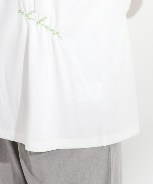 SHOO・LA・RUE / シューラルー Tシャツ | 【ひんやり】大人のカジュアルスタイルに レタリング刺繍Tシャツ | 詳細19