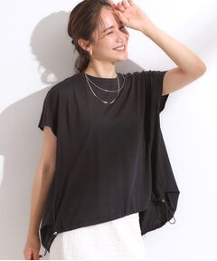 SHOO・LA・RUE / シューラルー カットソー | 【ひんやり】裾が絞れる フレンチスリーブトップス