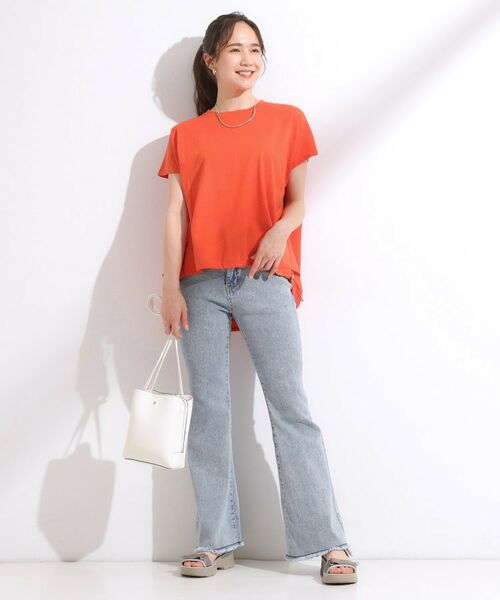 SHOO・LA・RUE / シューラルー カットソー | 【ひんやり】裾が絞れる フレンチスリーブトップス | 詳細11