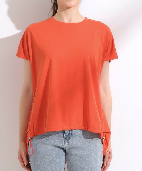 SHOO・LA・RUE / シューラルー カットソー | 【ひんやり】裾が絞れる フレンチスリーブトップス | 詳細13