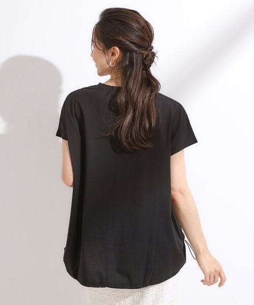 SHOO・LA・RUE / シューラルー カットソー | 【ひんやり】裾が絞れる フレンチスリーブトップス | 詳細2