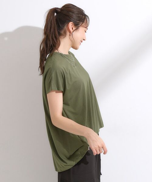 SHOO・LA・RUE / シューラルー カットソー | 【ひんやり】裾が絞れる フレンチスリーブトップス | 詳細6