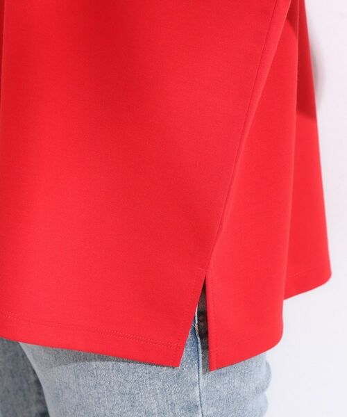 SHOO・LA・RUE / シューラルー カットソー | 【洗える】Vネックですっきり見え ロゴトップス | 詳細18