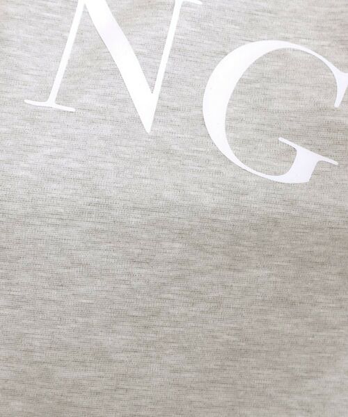 SHOO・LA・RUE / シューラルー カットソー | 【洗える】Vネックですっきり見え ロゴトップス | 詳細4