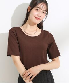 SHOO・LA・RUE / シューラルー カットソー | 【S-LL/ひんやり/前後2WAY】シンプルだから使いやすい テレコTシャツ