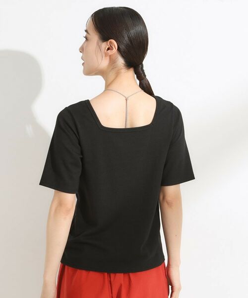 SHOO・LA・RUE / シューラルー カットソー | 【S-LL/ひんやり/前後2WAY】シンプルだから使いやすい テレコTシャツ | 詳細11