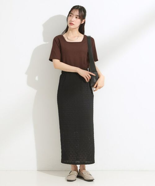 SHOO・LA・RUE / シューラルー カットソー | 【S-LL/ひんやり/前後2WAY】シンプルだから使いやすい テレコTシャツ | 詳細19