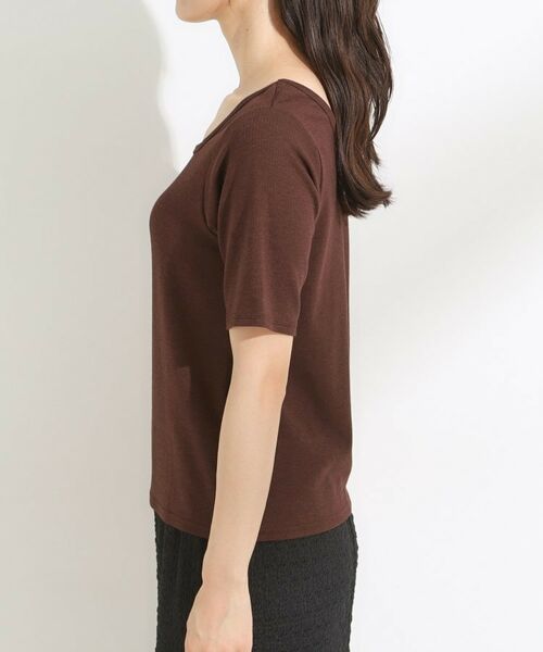 SHOO・LA・RUE / シューラルー カットソー | 【S-LL/ひんやり/前後2WAY】シンプルだから使いやすい テレコTシャツ | 詳細23