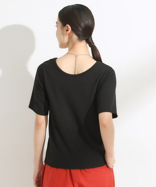 SHOO・LA・RUE / シューラルー カットソー | 【S-LL/ひんやり/前後2WAY】シンプルだから使いやすい テレコTシャツ | 詳細9