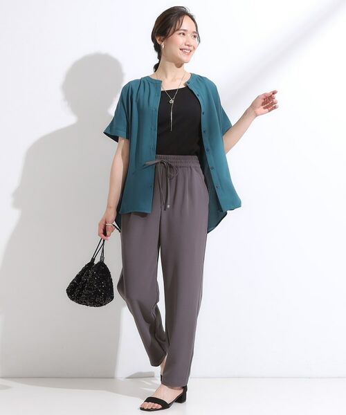 SHOO・LA・RUE / シューラルー キャミソール・チューブトップ | 【洗える/ひんやり／前後2WAY】テレコタンクトップ | 詳細12